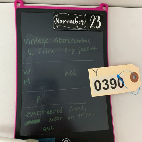 Vintage Abercrombie & Fitch Track Jacket Womens M Medium A&F Sleeve Logo Zip Up - Picture 13 of 14